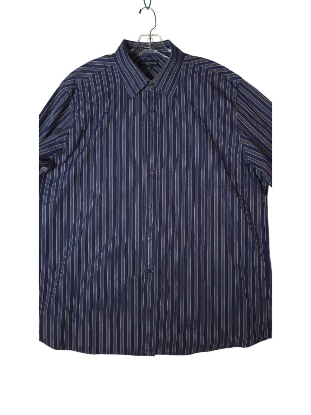 Austin Reed Mens XL Blue Striped Button-Down Shirt